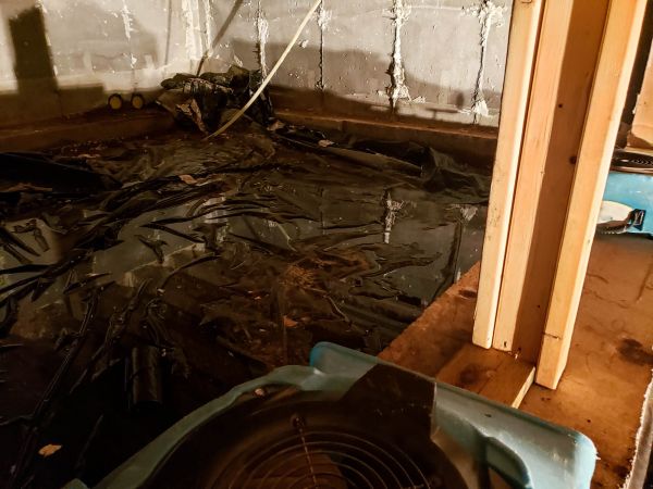 Crawlspace Water Cleanup in Brooksville